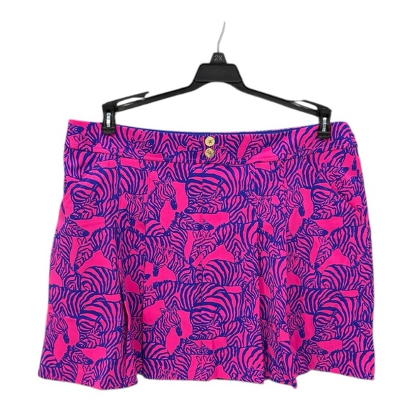 Lilly Pulitzer Pants - Lilly Pulitzer Pink and Blue Skort - Kimika Skort UPF50+ NEW LPBOX2